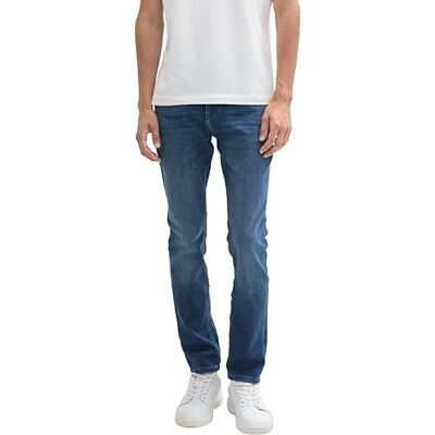 1043715 TOM TAILOR Męskie dżinsy Josh Regular Slim, 10120 Used Dark Stone Blue Denim, 36W / 34L 1043715 TOM TAILOR Męskie dżinsy Josh Regular Slim, 10120 Used Dark Stone Blue Denim, 36W / 34L