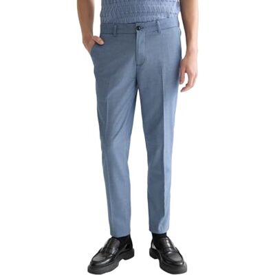 182165 Scotch & Soda Mott Chino Casual spodnie, Pageant Blue Melange 401, W36/L32 męskie 182165 Scotch & Soda Mott Chino Casual spodnie, Pageant Blue Melange 401, W36/L32 męskie