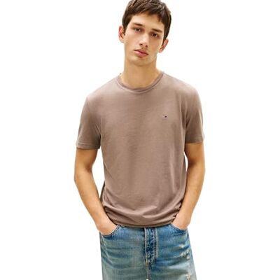 DM0DM20363PKDL Tommy Jeans Męska koszulka TJM Xslim Jaspe HTR Tee Ext Dm0Dm20363 S/S T-Shirt, szara (Ivy Mink HTR), L DM0DM20363PKDL Tommy Jeans Męska koszulka TJM Xslim Jaspe HTR Tee Ext Dm0Dm20363 S/S T-Shirt, szara (Ivy Mink HTR), L
