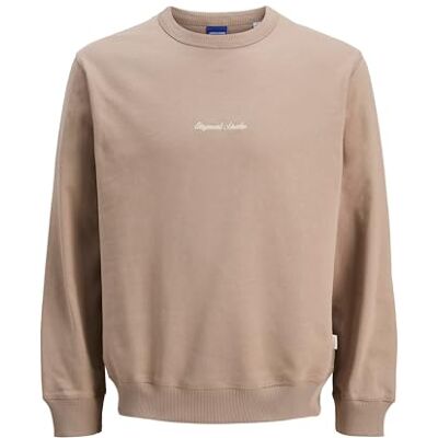 12282893-4825017 JACK & JONES Jornorrebro Emb Sweat Crew Noos, Mocha Meringue, M 12282893-4825017 JACK & JONES Jornorrebro Emb Sweat Crew Noos, Mocha Meringue, M