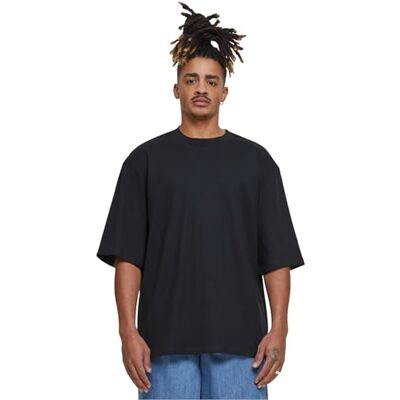 BY256 Build Your Brand Męski T-Shirt Oversized Sleeve Tee Black 5XL, czarny, 5XL BY256 Build Your Brand Męski T-Shirt Oversized Sleeve Tee Black 5XL, czarny, 5XL