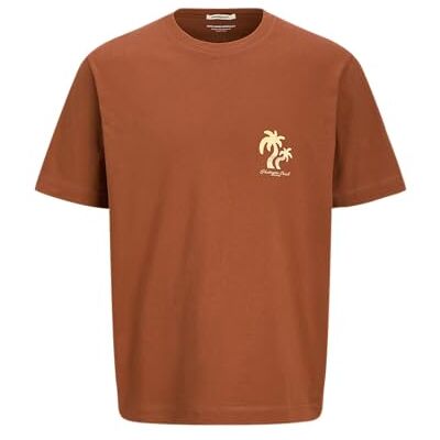 12278650-4770522 JACK & JONES Koszulka męska Jorcanggu Summer Picture Tee SS Cn Mni, Arabian Spice, 98 12278650-4770522 JACK & JONES Koszulka męska Jorcanggu Summer Picture Tee SS Cn Mni, Arabian Spice, 98