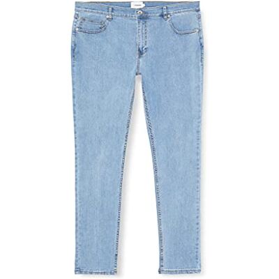 F4BHA018, 976 Farah Męskie wiązanie ze stretchem Regular Fit spodnie dżinsowe, Noszone indygo, Jeden rozmiar F4BHA018, 976 Farah Męskie wiązanie ze stretchem Regular Fit spodnie dżinsowe, Noszone indygo, Jeden rozmiar