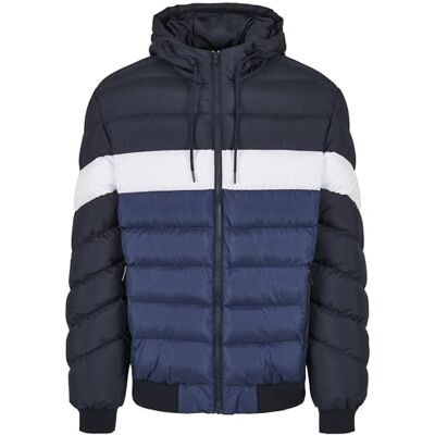 TB3818 Urban Classics M?ska kurtka Colorblock Bubble, granatowy/ciemnoniebieski, XXL TB3818 Urban Classics M?ska kurtka Colorblock Bubble, granatowy/ciemnoniebieski, XXL