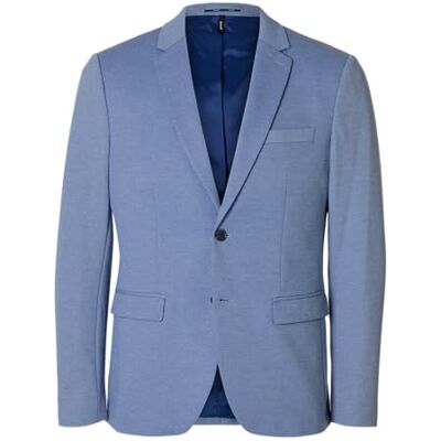 16096397-4651358 Selected Homme Slhslimaitor Jersey Struc Blz Flex Noos, jasnoniebieski, 48 16096397-4651358 Selected Homme Slhslimaitor Jersey Struc Blz Flex Noos, jasnoniebieski, 48
