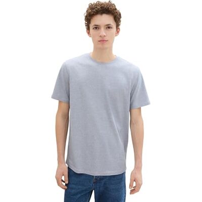 1043472 TOM TAILOR Denim T-shirt męski, 36207 Middle Blue White Yd Stripe, XS 1043472 TOM TAILOR Denim T-shirt męski, 36207 Middle Blue White Yd Stripe, XS