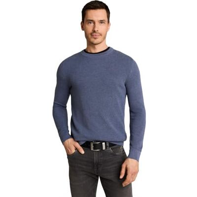 1045899 TOM TAILOR Sweter męski, 18964 Vintage Indigo Blue Melange, XS 1045899 TOM TAILOR Sweter męski, 18964 Vintage Indigo Blue Melange, XS