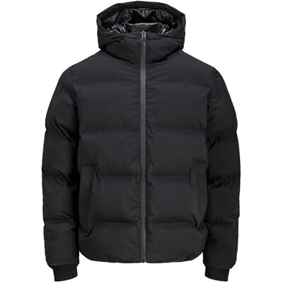 12282300-4819838 JACK & JONES Męska kurtka pikowana, czarny, XXL 12282300-4819838 JACK & JONES Męska kurtka pikowana, czarny, XXL