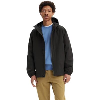 A8562 Levi's Męska kurtka przeciwdeszczowa Lw Packable, Jet Black, XL A8562 Levi's Męska kurtka przeciwdeszczowa Lw Packable, Jet Black, XL