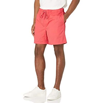 AE19017466-CoraR-32 Amazon Essentials Men's Spodenki ze ściągaczem 15 cm, Koralowy różowy, L AE19017466-CoraR-32 Amazon Essentials Men's Spodenki ze ściągaczem 15 cm, Koralowy różowy, L