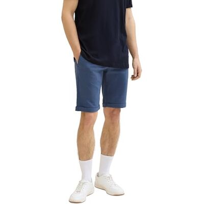 1040258 TOM TAILOR Denim Męskie szorty bermudy, 34839 Navy Blue Check, XS 1040258 TOM TAILOR Denim Męskie szorty bermudy, 34839 Navy Blue Check, XS