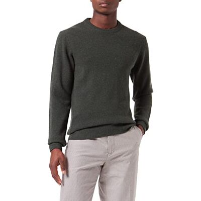 20503970 CASUAL FRIDAY Karl Crew Neck Bounty Knit sweter męski, 1905081/Peat Melange, M 20503970 CASUAL FRIDAY Karl Crew Neck Bounty Knit sweter męski, 1905081/Peat Melange, M