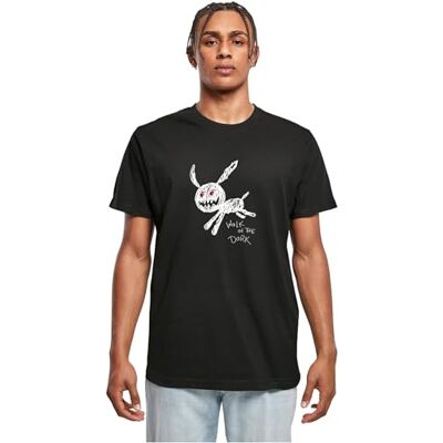 MT3058 Mister Tee Męski T-shirt bez kołnierza, czarny, S, czarny, S MT3058 Mister Tee Męski T-shirt bez kołnierza, czarny, S, czarny, S