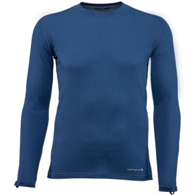 UL0171M Carhartt Base Layer Męska koszulka Force Lightweight Stretch Grid Base Layer Crewneck Top Big Baselayer, granatowy, 3XL UL0171M Carhartt Base Layer Męska koszulka Force Lightweight Stretch Grid Base Layer Crewneck Top Big Baselayer, granatowy, 3XL