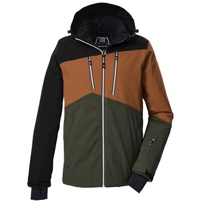 41632-000 killtec Mężczyźni Kurtka narciarska/funkcjonalna kurtka z kapturem i osłoną przeciwśnieżną KSW 306 MN SKI JCKT, schwarz, M, 41632-000 killtec Mężczyźni Kurtka narciarska/funkcjonalna kurtka z kapturem i osłoną przeciwśnieżną KSW 306 MN SKI JCKT, schwarz, M,