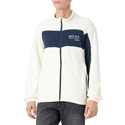 12215723 Jack&JONES Męska kurtka polarowa, Cloud Dancer, L 12215723 Jack&JONES Męska kurtka polarowa, Cloud Dancer, L