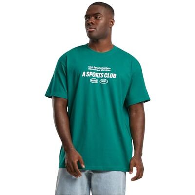MT3397 Mister Tee Męski T-shirt bez kołnierza, zielony, XL, zielony, XL MT3397 Mister Tee Męski T-shirt bez kołnierza, zielony, XL, zielony, XL