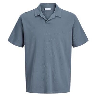 12288359-4894991 JACK & JONES Jjdevin Daytona Structure Resort Polo SS, Blue Mirage, L 12288359-4894991 JACK & JONES Jjdevin Daytona Structure Resort Polo SS, Blue Mirage, L