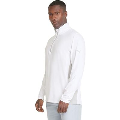 59912702 PUMA Gamer Męska bluza zapinana do 1/4, Jasnobiały, XXL 59912702 PUMA Gamer Męska bluza zapinana do 1/4, Jasnobiały, XXL