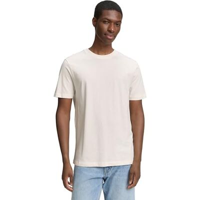 1047420 TOM TAILOR Denim T-shirt męski, 10348 Gardenia White, XS 1047420 TOM TAILOR Denim T-shirt męski, 10348 Gardenia White, XS