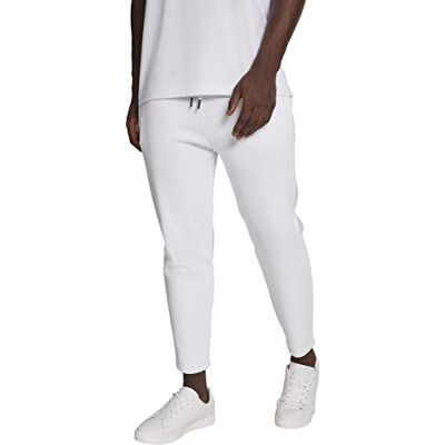 TB2717-00220 Urban Classics Męskie spodnie Cropped Heavy Pique, biały (White 00220), XXL TB2717-00220 Urban Classics Męskie spodnie Cropped Heavy Pique, biały (White 00220), XXL