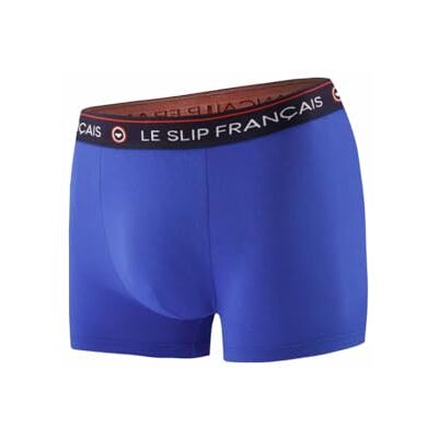 HSVBXR184BLE001 Le Slip Français Bokserki z bawełny 100% Made in France, Olśniewający niebieski, L HSVBXR184BLE001 Le Slip Français Bokserki z bawełny 100% Made in France, Olśniewający niebieski, L