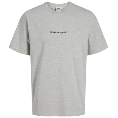 12261493 Jack & Jones RDDBARRY Tee S/S Crew Neck SN, jasnoszary melanżowy, M 12261493 Jack & Jones RDDBARRY Tee S/S Crew Neck SN, jasnoszary melanżowy, M