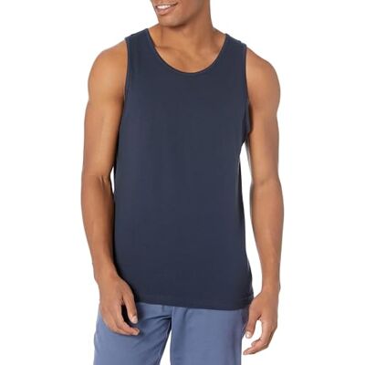 AE1816884-Navy-XX-Large Amazon Essentials Men's Koszulka typu tank top slim fit, Granatowy, XXL AE1816884-Navy-XX-Large Amazon Essentials Men's Koszulka typu tank top slim fit, Granatowy, XXL