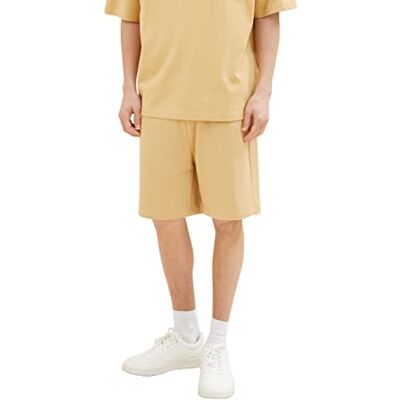 1035678 TOM TAILOR Denim Męskie Bermudy Spodnie dresowe, 31041-Brown Rice, XS, 31041 Brown Rice, XS 1035678 TOM TAILOR Denim Męskie Bermudy Spodnie dresowe, 31041-Brown Rice, XS, 31041 Brown Rice, XS