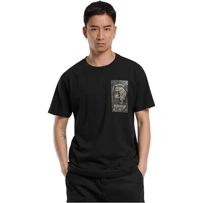 MT1879 Mister Tee Męski T-shirt No Mercy Tee, czarny, XS MT1879 Mister Tee Męski T-shirt No Mercy Tee, czarny, XS