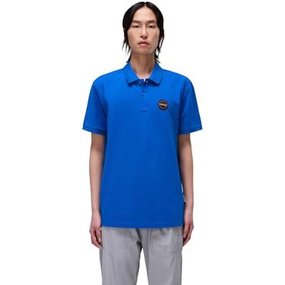 NP0A4I4I Napapijri Epy koszulka polo z krótkim rękawem, niebieski, rozmiar S, Blue Lapis, S NP0A4I4I Napapijri Epy koszulka polo z krótkim rękawem, niebieski, rozmiar S, Blue Lapis, S
