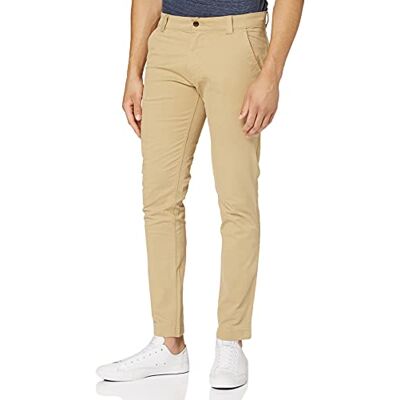 DM0DM09595 Tommy Jeans Męskie spodnie chinosy TJM Scanton, Klasyczny khaki, 38W / 34L DM0DM09595 Tommy Jeans Męskie spodnie chinosy TJM Scanton, Klasyczny khaki, 38W / 34L