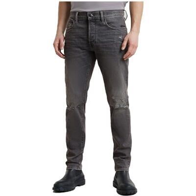 51001 G-STAR 3301 Slim Jeans Dżins Mężczyźni, Szary (Worn in Vulcano Crater Destroyed -d497-g819), 31W / 34L 51001 G-STAR 3301 Slim Jeans Dżins Mężczyźni, Szary (Worn in Vulcano Crater Destroyed -d497-g819), 31W / 34L
