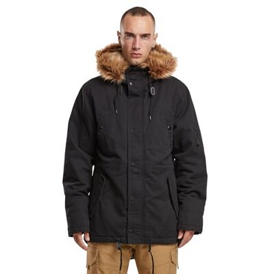9746 Brandit Fishtail Parka, kolor: czarny, rozmiar: 4XL, czarny, 4XL 9746 Brandit Fishtail Parka, kolor: czarny, rozmiar: 4XL, czarny, 4XL