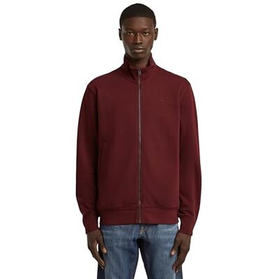 D25122 G-STAR Nifous Zip Thru bluza, Czerwony (Port Red -d566-4608), L D25122 G-STAR Nifous Zip Thru bluza, Czerwony (Port Red -d566-4608), L