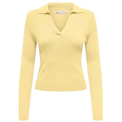 15344841-4843266 ONLY Onlkaya Ls Polo sweter KNT Nca, Podwójny krem, XXL 15344841-4843266 ONLY Onlkaya Ls Polo sweter KNT Nca, Podwójny krem, XXL
