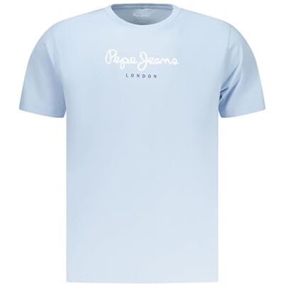 PM5010178504XS Pepe Jeans Męska koszulka EGGO N, niebieska (Bleach Blue), XS PM5010178504XS Pepe Jeans Męska koszulka EGGO N, niebieska (Bleach Blue), XS