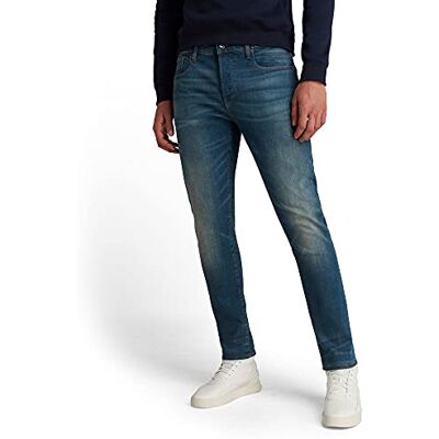 51001-9118-071 G-STAR RAW Dżinsy Mężczyźni 3301 Slim',niebieski (Medium Aged 9118-71), 28W/34L 51001-9118-071 G-STAR RAW Dżinsy Mężczyźni 3301 Slim',niebieski (Medium Aged 9118-71), 28W/34L
