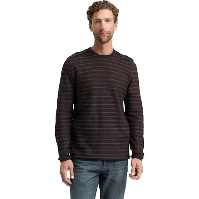 1048709 TOM TAILOR Sweter męski, 39195 Dark Brown Navy Stripe, 3XL 1048709 TOM TAILOR Sweter męski, 39195 Dark Brown Navy Stripe, 3XL
