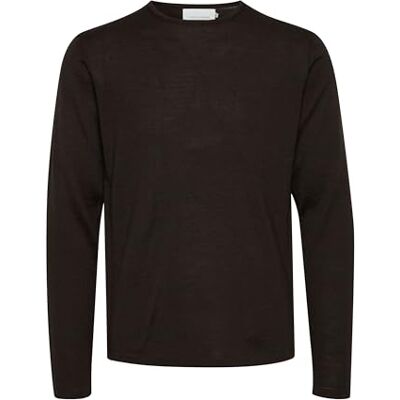 20501343 CASUAL FRIDAY Męski sweter Kent Merino Crew Neck Knit, 1909151/Coffee Bean Melange, XXL 20501343 CASUAL FRIDAY Męski sweter Kent Merino Crew Neck Knit, 1909151/Coffee Bean Melange, XXL