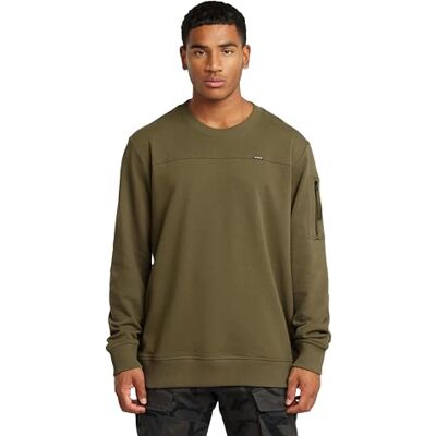 D23514 G-Star RAW Lekka bluza Sleeve Pocket, Zielony (Shadow Olive -d278-b230), XS D23514 G-Star RAW Lekka bluza Sleeve Pocket, Zielony (Shadow Olive -d278-b230), XS