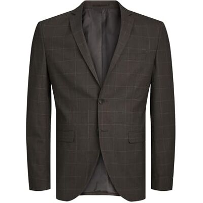 12174950 JACK & JONES JPRSOLARIS marynarka męska, jednorzędowa, super slim fit, Tort czekoladowy, 54 12174950 JACK & JONES JPRSOLARIS marynarka męska, jednorzędowa, super slim fit, Tort czekoladowy, 54