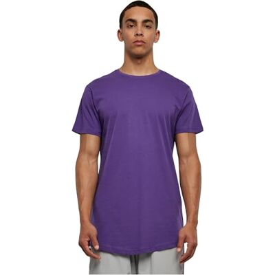 TB1561 Urban Classics Men Tb638-Shaped Long Tee Ultraviolet Xs TB1561 Urban Classics Men Tb638-Shaped Long Tee Ultraviolet Xs