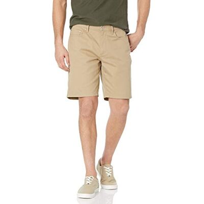 AEM20013SP21-Khaki-42 Amazon Essentials Męskie proste dopasowanie 23 cm wewnętrzny szew rozciągliwy 5-kieszeniowy krótki, khaki brązowy, 42 AEM20013SP21-Khaki-42 Amazon Essentials Męskie proste dopasowanie 23 cm wewnętrzny szew rozciągliwy 5-kieszeniowy krótki, khaki brązowy, 42