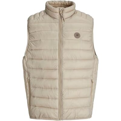 12280973-4805287 JACK & JONES Jjebradley Light Bodywarmer Collar Noos, Crockery., M 12280973-4805287 JACK & JONES Jjebradley Light Bodywarmer Collar Noos, Crockery., M