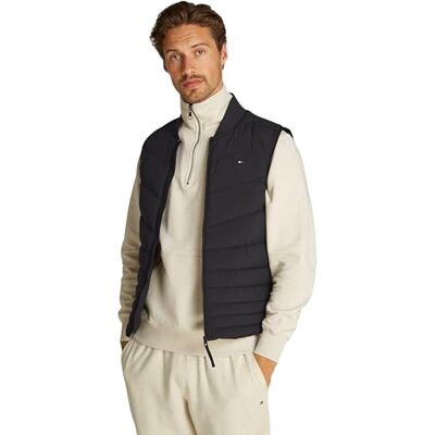 MW0MW37680 Tommy Hilfiger Kamizelka męska, Czarny, S MW0MW37680 Tommy Hilfiger Kamizelka męska, Czarny, S