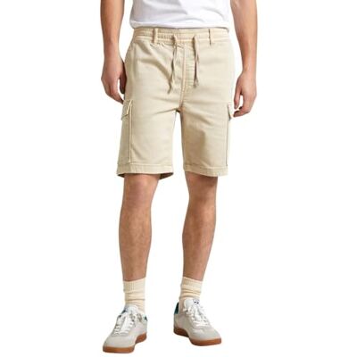 PM801077 Pepe Jeans Męskie szorty Gymdigo Cargo, brązowe (jasnobeżowe), 40W, Brązowy (jasnobeżowy), 40W PM801077 Pepe Jeans Męskie szorty Gymdigo Cargo, brązowe (jasnobeżowe), 40W, Brązowy (jasnobeżowy), 40W