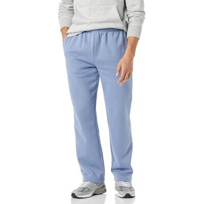 F17AE60008-Denim-Medium Amazon Essentials Męskie polarowe spodnie dresowe (dostępne w dużych i wysokich), denim, M F17AE60008-Denim-Medium Amazon Essentials Męskie polarowe spodnie dresowe (dostępne w dużych i wysokich), denim, M