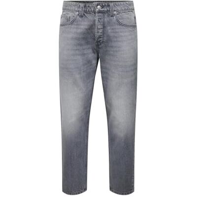 22032879-4699485 ONLY & SONS Męskie Onsedge Straight Box Tai DNM Mu Otl, średni szary dżins, 34 W/32 L, Średni szary dżins, 34W / 32L 22032879-4699485 ONLY & SONS Męskie Onsedge Straight Box Tai DNM Mu Otl, średni szary dżins, 34 W/32 L, Średni szary dżins, 34W / 32L