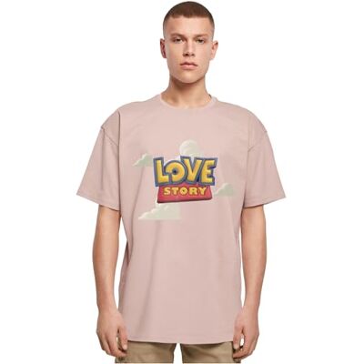 MT3011 Mister Tee Męski T-shirt bez kołnierza, różowy, XS, Duskrose, XS MT3011 Mister Tee Męski T-shirt bez kołnierza, różowy, XS, Duskrose, XS